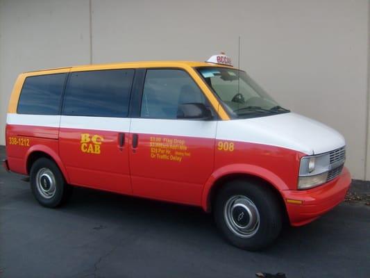 BC cab also have couple of seven passenger vans for your Group travels, Night out with friends or even for large shopping.