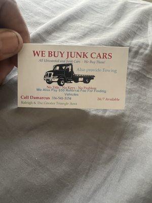 We Buy Junk Cars