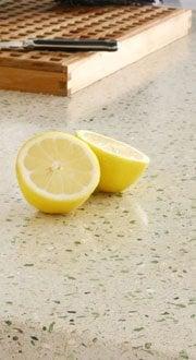 Icestone - recycled glass and cement counter