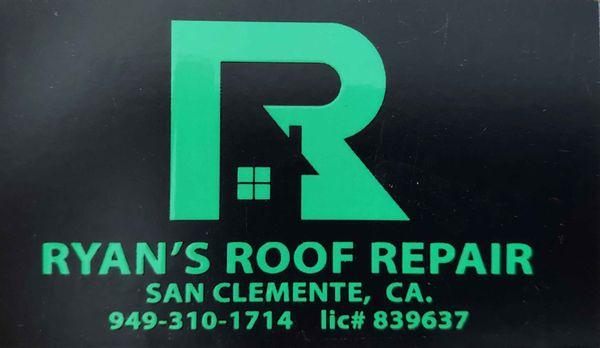 Ryans Roof Repair