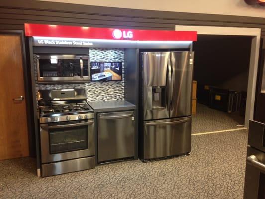 LG Black Diamond Display is in. Black Stainless is the new HOTNESS!