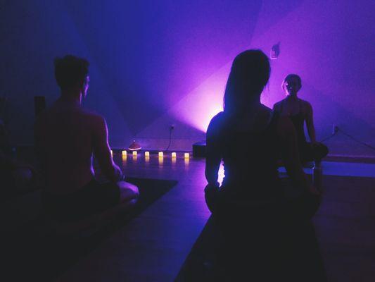 Every class ends with a relaxing 10 min meditation. Feels really great after the intense exercise.