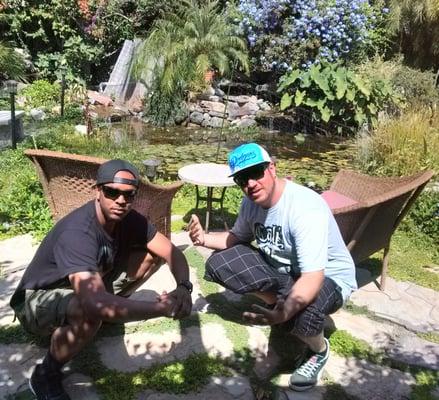 The Founders of Visionaire! Artist on the left Business man on the right!