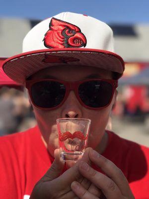 2017 -- play plinko with Yelp and you could win a brand new mustache yelp shot glass! What?!?