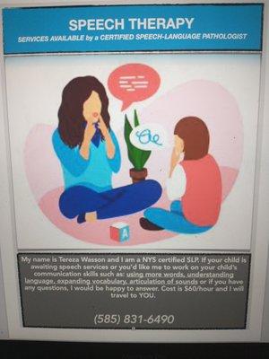 Tereza's Speech Therapy