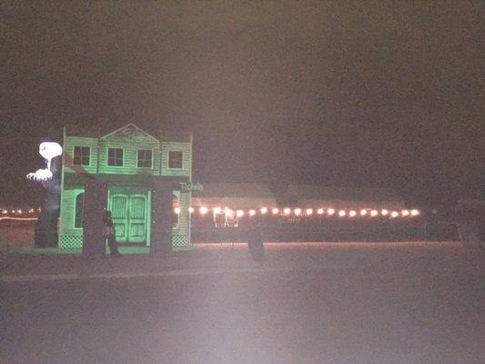 Front of the doll house