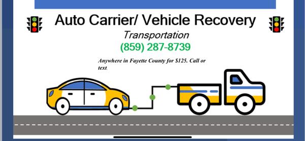 Auto Carrier/Vehicle Recovery
