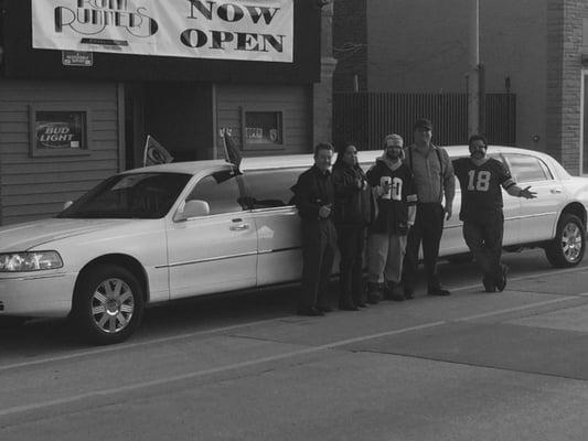 Our RumRunners winners for free limo ride to the Packer Game!