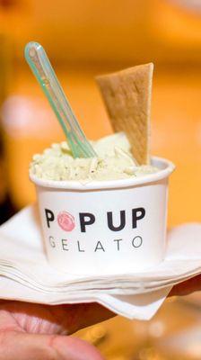 Pistachio flavor with wafer