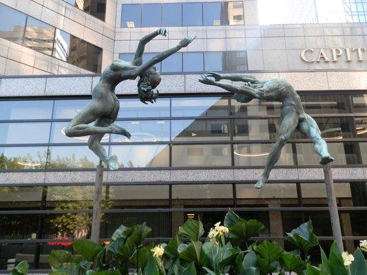 Reaching by Zenos Frudakis 1987