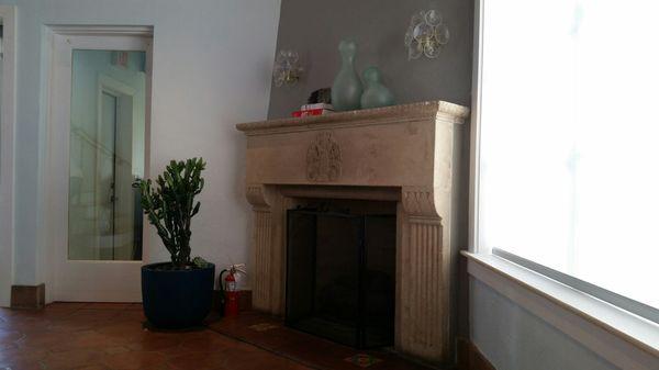 Nice fireplace in south beach!