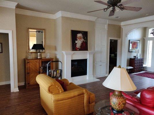 Living room remodel in Mansfield, TX