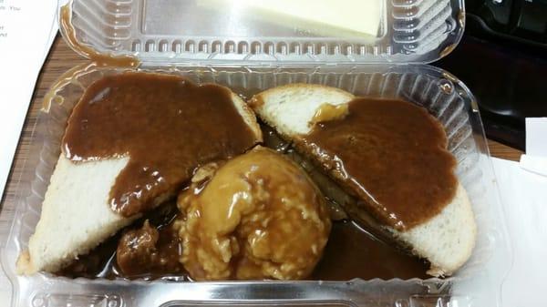 Hot Beef Special "to go"