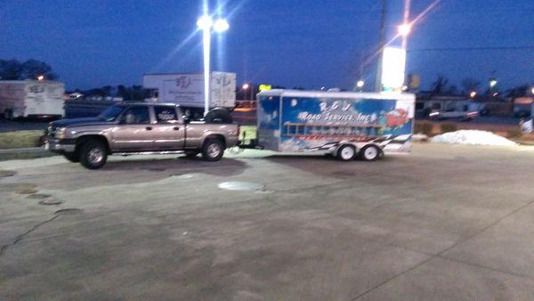 out working after hours