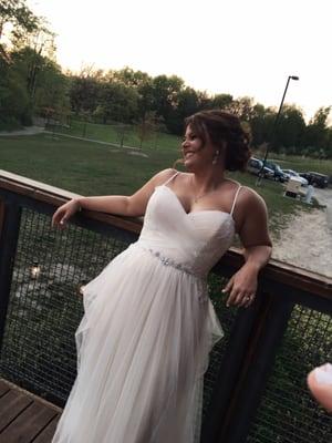 My dress on my big day!