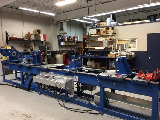 State of the Art Hydraulic Cylinder Disassembly Bench