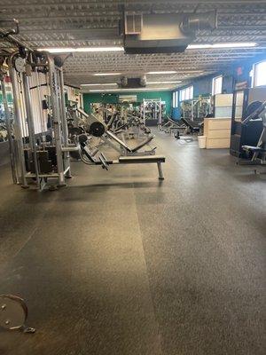 Free weight room