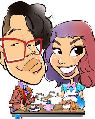 Las Vegas Live Digital and Traditional Caricature Artists for Events