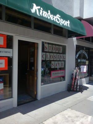 Going out of business.