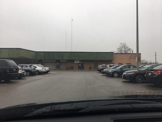 The front entrance of the state of Ohio Bureau of motor vehicles