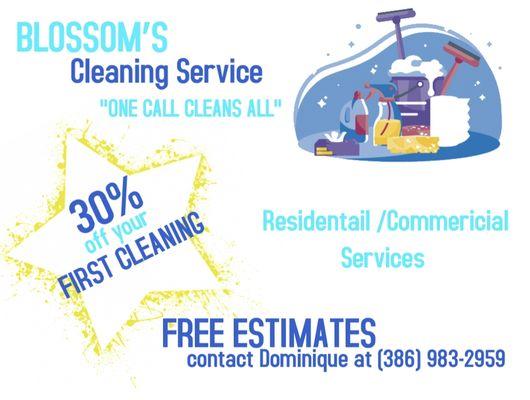 Blossom’s Cleaning Service