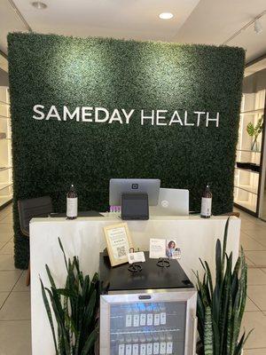 Reception area