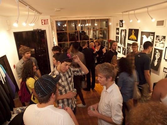 TrickGo Opening with LA Artist 2 Cents installation