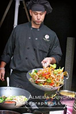 Asian Lo Mien Station with Chef Leo