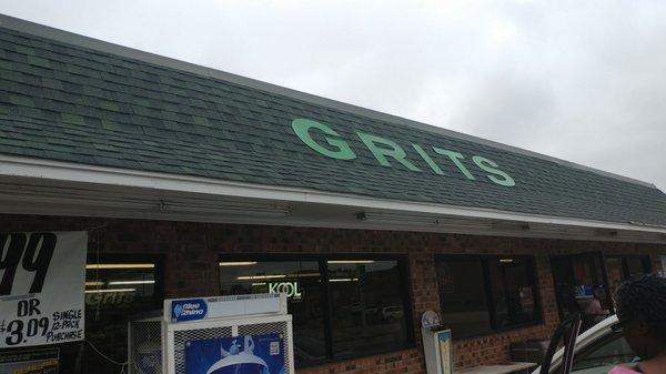 Store front but they have BP gas