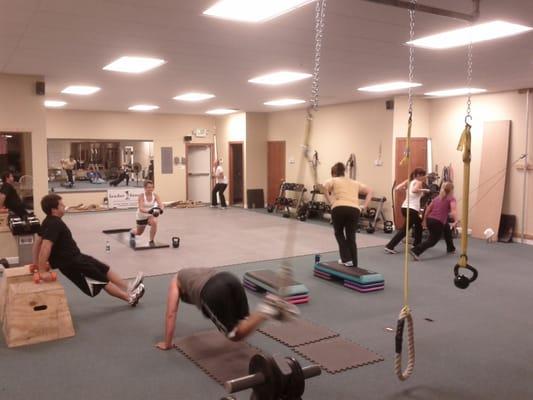 Suspension training "trx" / Kettlebells, Stations, Slide boards, TONS of variety