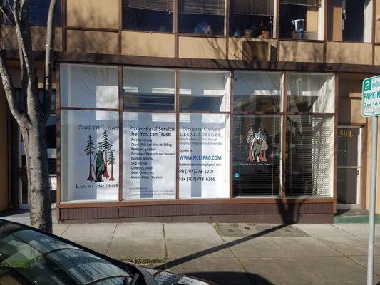 At the corner of 5th and I, right by the courthouse.