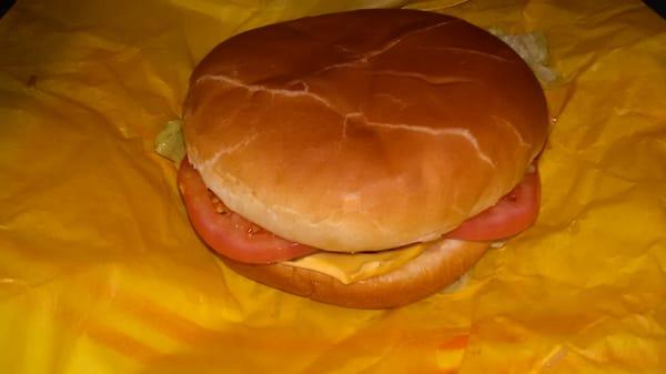 Whataburger with cheese, mmmmm!