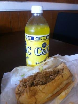 Small Chicken cheese steak hoagie