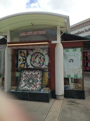 Cute kiosk of gifts for loved ones.