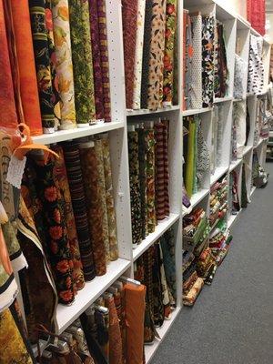 Fabric and lots of it!