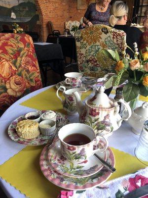 Perfect china and table setting.