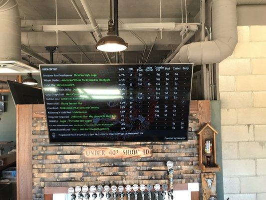 Menu changes regularly!