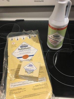 Some of the supplies I've purchased for my Aerus floor care machines
