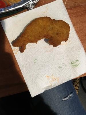 Buffalo bill logo chicken finger!!!
