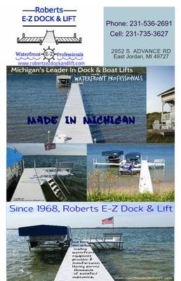 Northern Michigan's Leader in dock and boat lifts.
