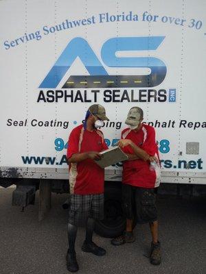 Asphalt Sealers- Continuing to work hard so you can too!