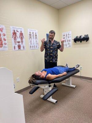 Lots of education along with my adjustment