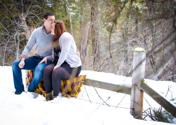Katherine & Brandon engagement shoot at the famous Boise national forestry.