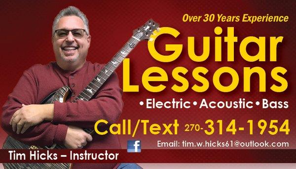 Guitar Lessons by Tim Hicks