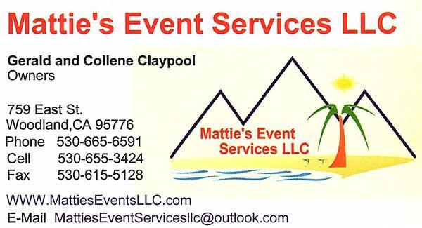 Mattie's Event Services