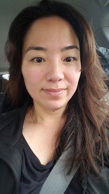 My face after the facial. Not red at all! Felt so fresh. Thank you, Beauty Legend Spa!