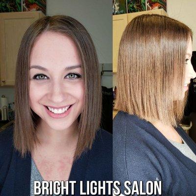 A beautiful bob cut!