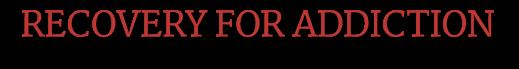 Recovrey For Addiction