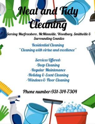 Neat and Tidy Cleaning
