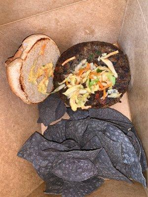 Kimchi Blackbean burger
